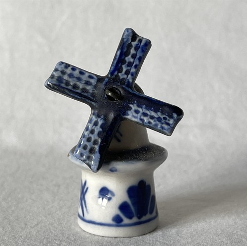 Souvenir blau weiß - , keramik