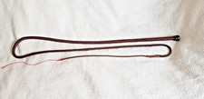 Westernpeitsche braun ca. 300 cm Leder Peitsche