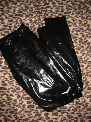 Sexy damen stretch lackleggins - damen,