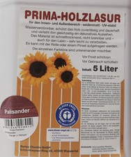 5L Holzschutzlasur Palisander  Lasur Holzlasur Farbe Zaunlasur Holzanstrich Neu