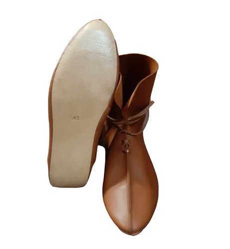 Wikinger leder schnürstiefel - wikinger,