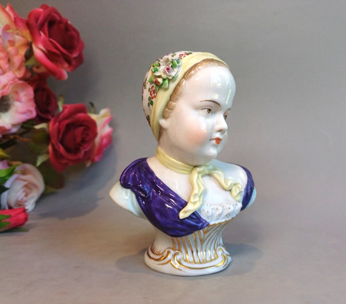 Antike wiener mädchen figur - antike,