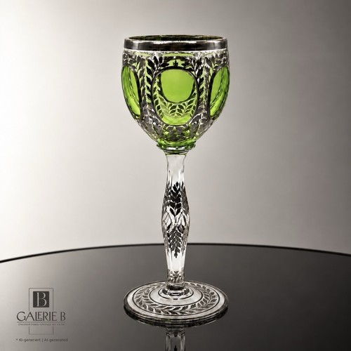 Jugendstil römerglas weinglas - römerglas,