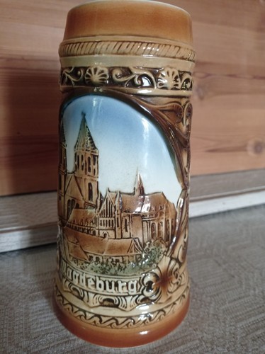 Bierkrug magdeburg 21cm top - bierkrug,