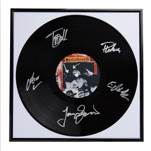 Radiohead with printed signed - with,