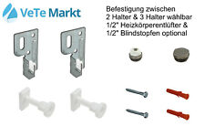 HK Befestigung Kompakt Heizkörper mit Laschen Wand Konsolen Halterung