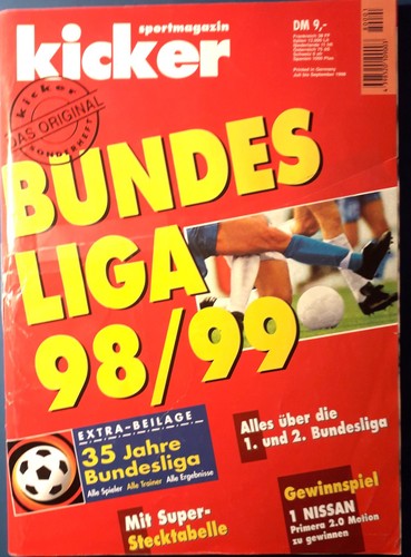 Zeitschrift kicker - zeitschrift,