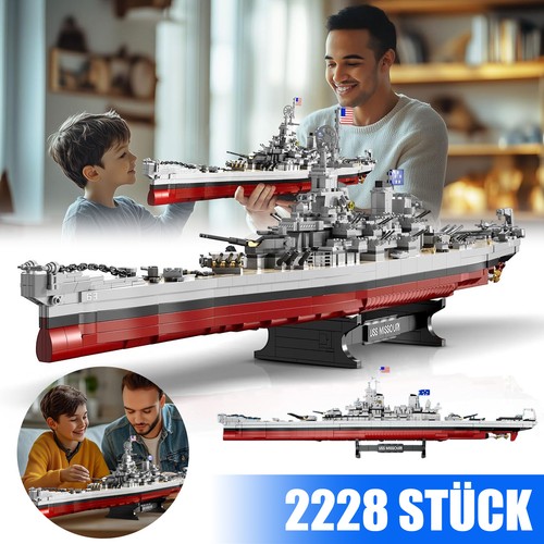 Wwii battleship klemmbausteine - wwii,