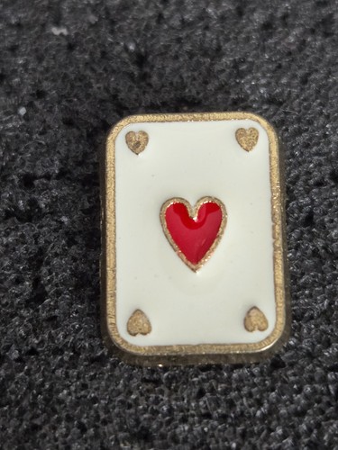 Spielkarte herz as - herz,