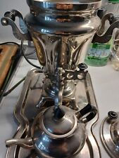 Samowar mit Kanne, Tablett  u Kabel