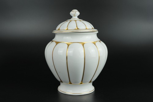 Art deco porzellan deckeldose - art,
