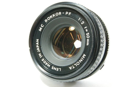 Minolta rokkor 50mm - mc, pf