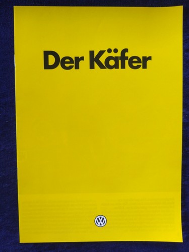 Käfer 1200 prospekt - vw, l