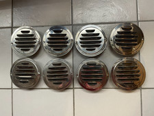 8 Stück Lüftungsgitter aus Edelstahl für 50mm Mauerbohrung