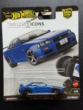 Vorbestellen Hot Wheels Premium Timeless Icons Nissan Skyline GTR BNR34