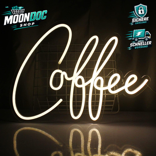 Neon schild kaffee - neon,
