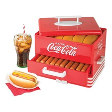 SALCO SHD-80CC Coca-Cola Hot Dog Maker Würstchenwärmer Wurstkocher Retro rot