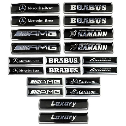 2pcs amg brabus - carlsson, metal