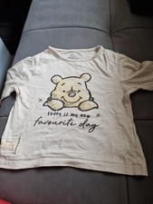 Schlafanzug Langarm  Gr. 92 Beige/ Rosa Primark Disney Winnie Pooh