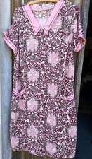 Kurze Kittelschürze Schürze Schürzenkleid Hauskleid Vintage Fetisch DDR Gr.50