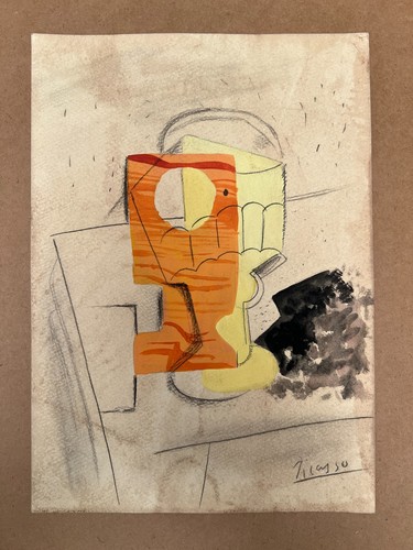 Pablo picasso zeichnung auf - pablo,