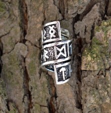 Runen Bartperlen Bartschmuck Rune Wikinger Bartperle Mittelalter Viking K8.16