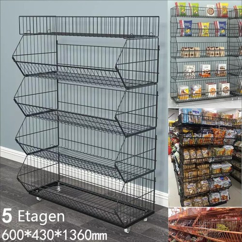 5er stapelkörbe gitterkorb - stapelkörbe,