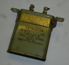 Kondensator Hochspannung 1 µF 750 Volt Capacitor     / LF 16