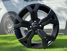 4x R16 " 4x100 Dacia Duster Style Black Half Matt Wheels: Fits For Sandero