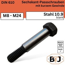 DIN 610 Passschraube 10.9