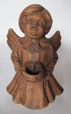 Geschnitzte Holzfigur "Engel"