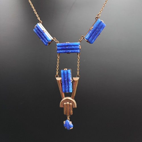 Art deco halskette collier - halskette,