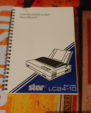 STAR LC24- 10 Colour Computerdrucker Handbuch (deutsch) (Commodore 64)