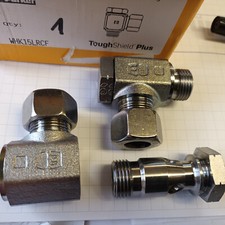 5 x Parker WHK15LRCF EO-Hochdruck-Winkel-Schwenkverschraubung Hydraulikanschluss