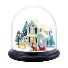 DIY Mini Glaskugel Holz