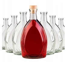 Leere glasflasche 500ml - glasflasche, kork