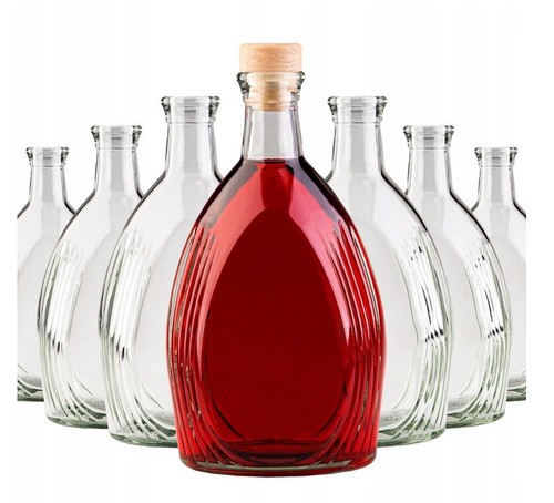 Leere glasflasche 500ml kork - glasflasche,