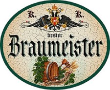 Braumeister nostalgieschild - braumeister,