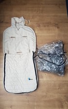 Fußsack Kinderwagen Herbst + Regenschutz
