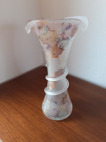 Glaskunst aus rumänien vase - glaskunst, rumänien,