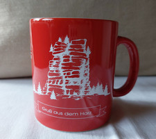 6 Tassen Kaffeebecher Glühweinbecher  Schierker Feuerstein - Gruß aus dem Harz