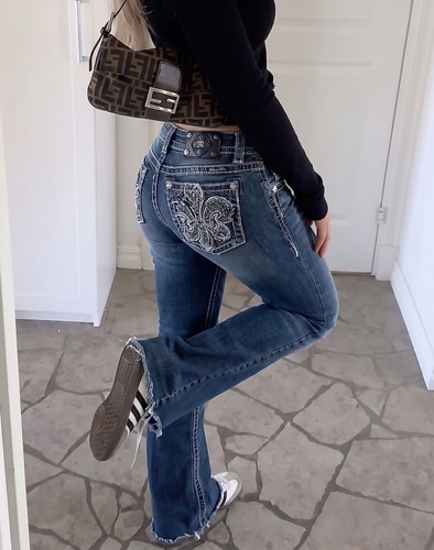 Miss vintage bootcut jeans - vintage,