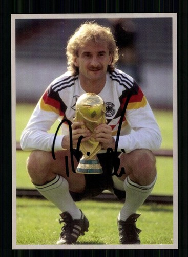 Rudi völler autogrammkarte - rudi,