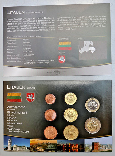 Litauen kms kursmünzensatz - kms,
