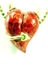  Drachenfels Design Kette Hart aber Herzlich Devil Heart mit Kette D HH 32