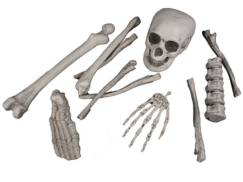 Halloween deko knochen set - deko,
