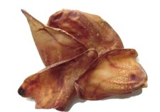 Schweineohren 100 Stk. für Hunde, Kauartikel, Kausnack