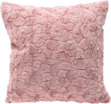 Zierkissen ROSÉ Sofakissen mit Rosenmuster inkl Füllung  Rosa Dekokissen 45x45cm
