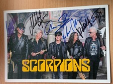 Scorpions - Autogrammkarte