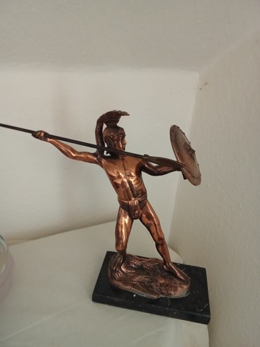 Bronze figur krieger spartacus - figur,